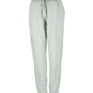 Splendid Green and White Pajamas Relaxed Fit Elastic Waistband